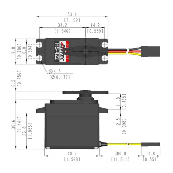 HS422 Bulk Box(10pcs Servo In Box)
