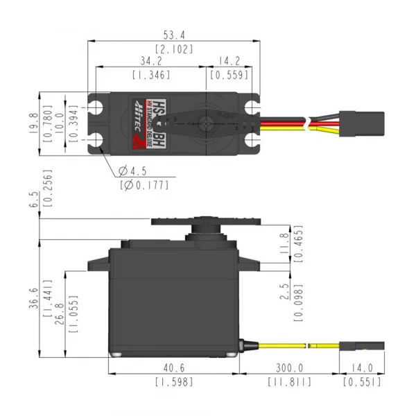 Hitec Hs430Bh HV Mini Analog Standard Servo