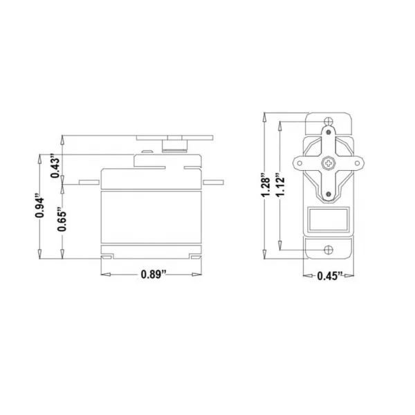 Hitec HS55 Eco Feather Servo 7.5g Hybrid I.C