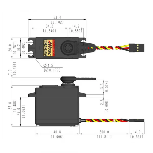 Hitec HS5625MG Digital High Torque Programmable Mg