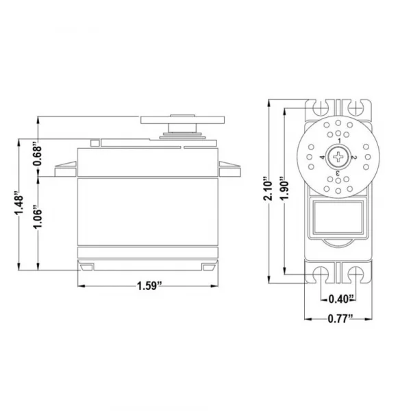Hitec HS5685mh HV Digital High Torque Programmable