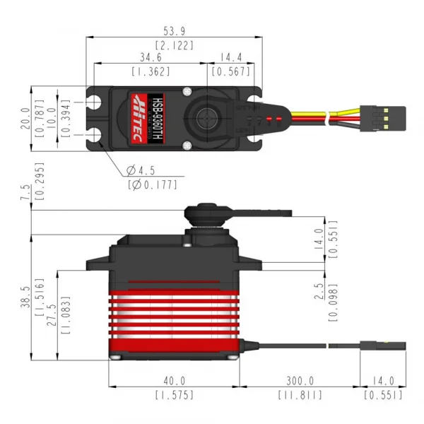 Hitec Hsb9360Th Brushless HV Ultra High Speed Servo