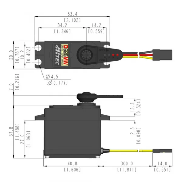 D625MW Wide Voltage Super Speed Servo