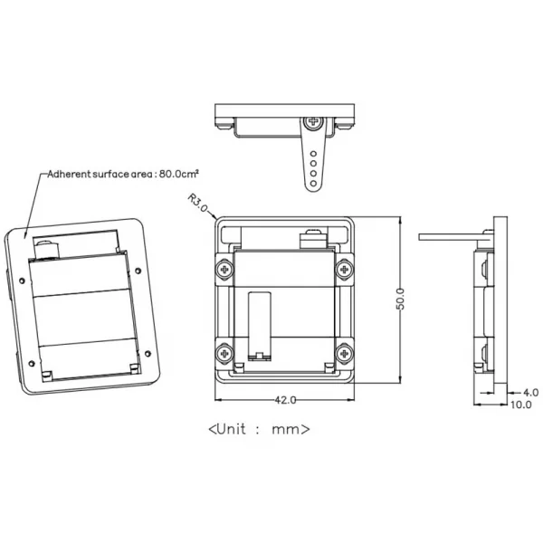 Hitec D145SW Wide Voltage Slim Wing Servo
