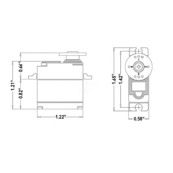 Hitec HS5086WP Digital Micro Waterproof Servo