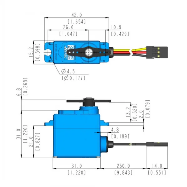Hitec HS5086WP Digital Micro Waterproof Servo