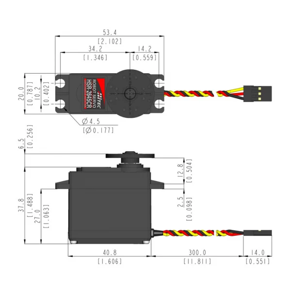 HSR2645CR Continuous Rotation Digital Servo