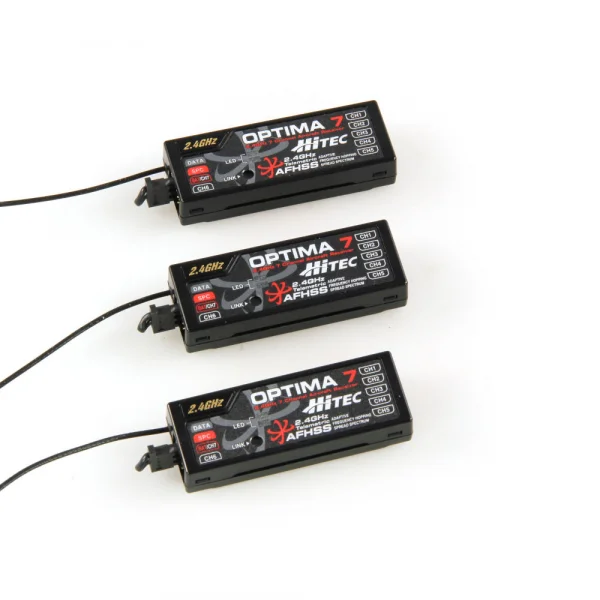 Hitec Optima 7 Triple Pack 2.4Ghz Afhss Telemetric