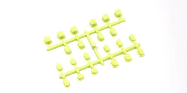 Kyosho Suspension Bush Set - MP9 / Fluo Yellow &mdash; image 2 of 2