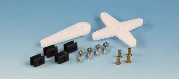 Hitec Mega Horn & Hardware Set (HS805BB+/805mg/etc) — image 2 of 2