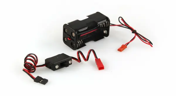 Hitec Switch Harness & Battery Box (7201 + 7202) — image 2 of 2