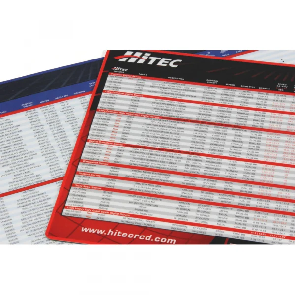 Servo Mat Application Chart &mdash; image 2 of 3