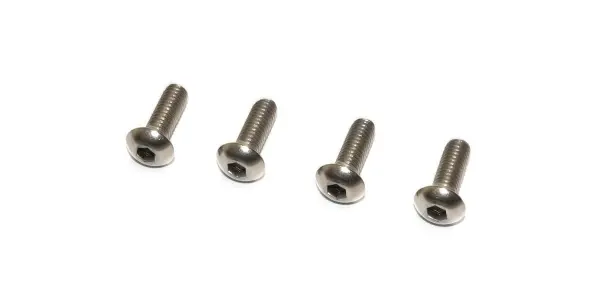 Kyosho Hex Button Screws 4X12mm (6) Titanium &mdash; image 3 of 3