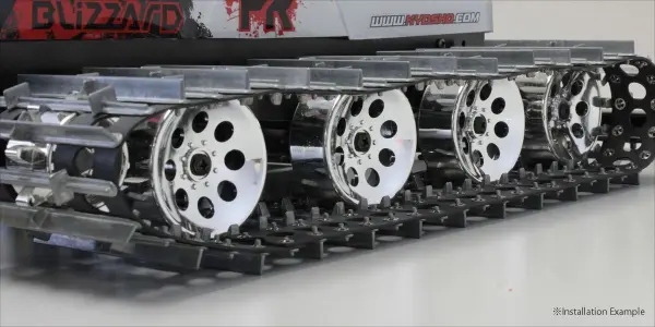 Kyosho Wheel Blizzard (2) - Silver &mdash; image 3 of 4