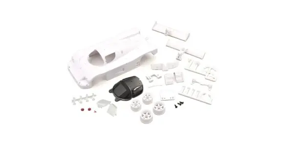 Kyosho Body Shell - Sauber Mercedes C9 Mini-Z + 2WD Rims (White Body) — image 2 of 2