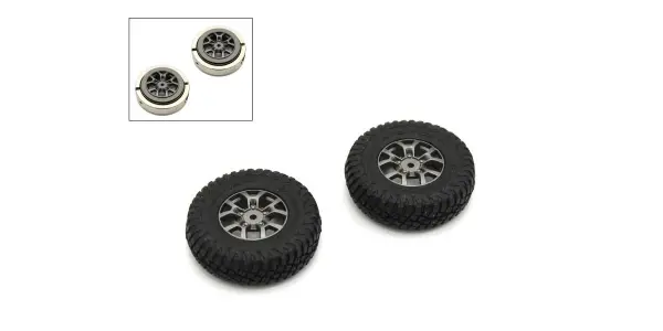KYOSHO Pre-GluedTires (2) Suzuki Jimny Mini-Z 4X4 MX01 - Heavy Weight — image 5 of 5