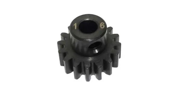 Pinion Gear Kyosho 16 Teeth 1:8 (Mod 1.0 - D5.0) Steel — image 4 of 4