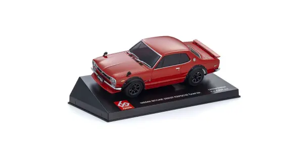 Kyosho Autoscale Mini-Z Nissan Skyline 2000 GTR KPCG10 Red 60th Anniv &mdash; image 4 of 6