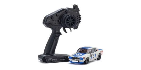 Kyosho Mini-Z AWD Skyline 2000GT-R KPGC10 Racing 72 Blue No15 (MA020/KT531P) — image 5 of 6