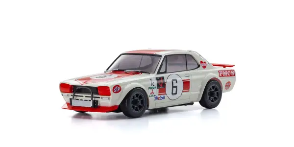 Kyosho Mini-Z AWD Skyline 2000GT-R KPGC10 Racing 72 Red No.6 (MA020/KT531P) — image 6 of 6
