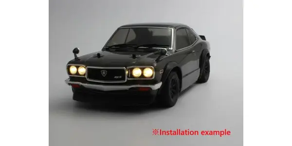 Kyosho LED Light Unit (Diam=5/L=400/Clear/2 Bulbs) Halogen — image 2 of 2