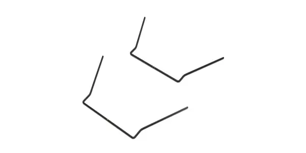 Front Stabilizer Bars (2) Soft 1.4-1.6 Kyosho V-One R4 Evo3 — image 3 of 3
