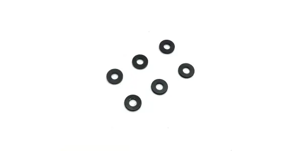 Kyosho Black Anodized Washer 3x7x1mm. (6) — image 2 of 2