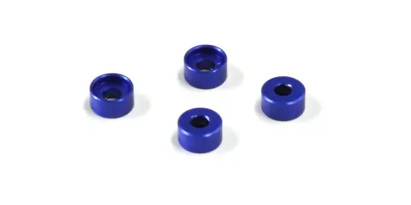 Kyosho Mini-Z MR03 Aluminium Collar for MZW418 (4) 2.5mm/Blue — image 3 of 3