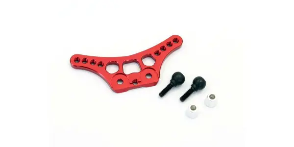Kyosho Mini-Z Buggy Aluminium Front Shock Stay - Red — image 2 of 2