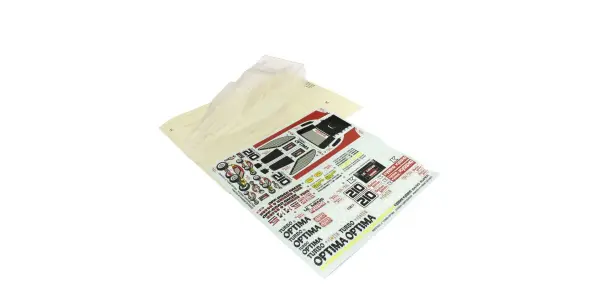 Kyosho Turbo Optima Body shell Set — image 2 of 2