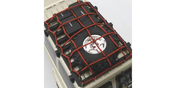 Kyosho KC10 Series Roof Rack Net and Accessories - Black — image 4 of 4