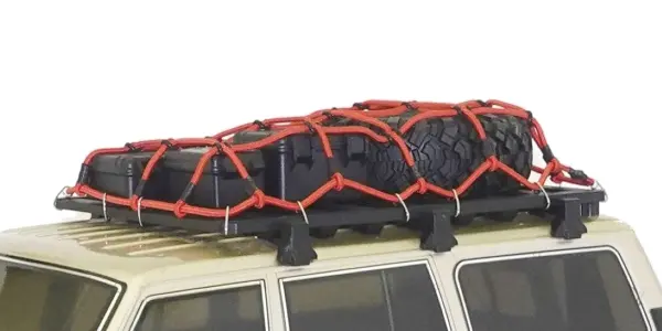 Kyosho KC10 Series Roof Rack Net and Accessories - Black — image 3 of 4