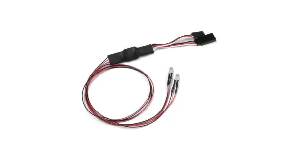 Kyosho LED Light Unit (Diam=5/L=400/Red/2 Bulbs) — image 3 of 4