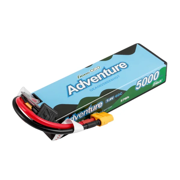 Gens Ace Adventure G-Tech 5000mAh 2S 60C LiPo Battery - XT60