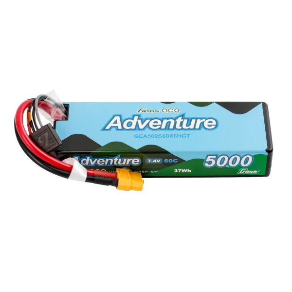 Gens Ace Adventure G-Tech 5000mAh 2S 60C LiPo Battery - XT60