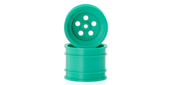 Kyosho Tomahawk 85 WC Peppermint Green Rear Wheel 1.7 inches (2) &mdash; image 2 of 3
