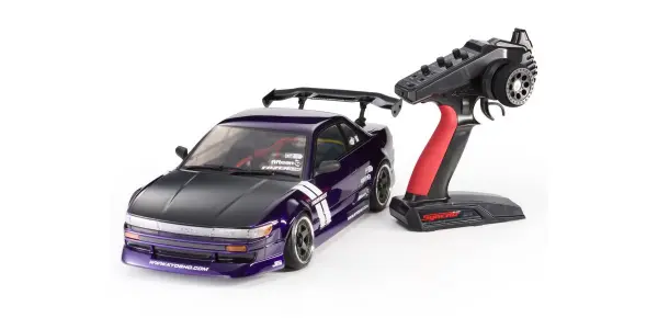 Kyosho Fazer D2 Nissan Silvia S13 Tuned Purple 1:10 Drift Readyset — image 9 of 10