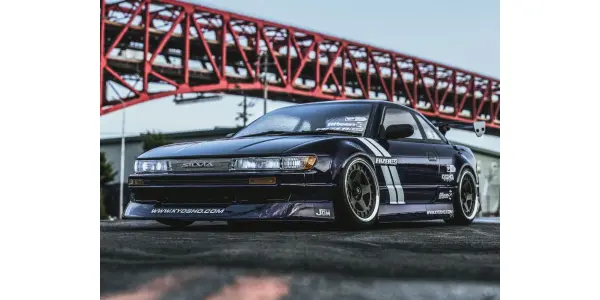 Kyosho Fazer D2 Nissan Silvia S13 Tuned Purple 1:10 Drift Readyset — image 2 of 10
