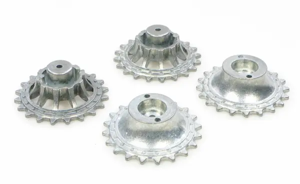 Heng Long Tiger 1/Panther Metal Drive Wheels (Pair) — image 2 of 2