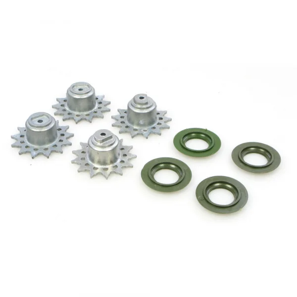 Heng Long Snow Leopard Metal Drive Wheels (Pair)