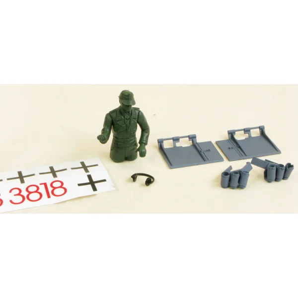 Heng Long Tiger I Decals Driver And Fittings (Grey)
