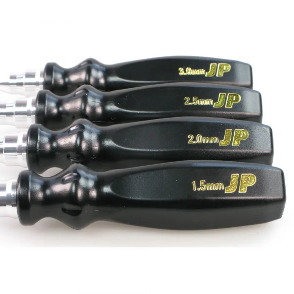 J Perkins Hex Driver Set (Titanium Shaft) 1.5/2/2.5/3