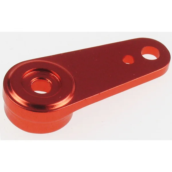 J Perkins Aluminium. CNC Servo Arm (Red) (Fut/Jr/Hitec)