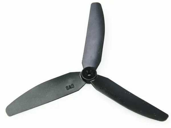 GWS Scale Prop 5X3 3-Blade Black Opp/Rotation — image 1 of 2