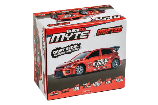 Blackzone Myte D 1:43 Drift - Red — image 5 of 10