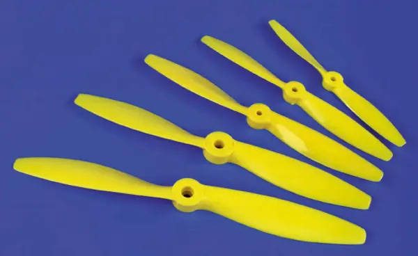 J Perkins Nylon Prop Yellow 8 X 4 59L — image 2 of 2