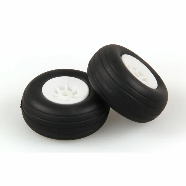 J Perkins JP 1.1/2Ins - (37mm) White Wheels (2)