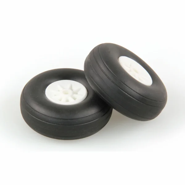 J Perkins JP 1.3/4Ins - (44mm) White Wheels (2)