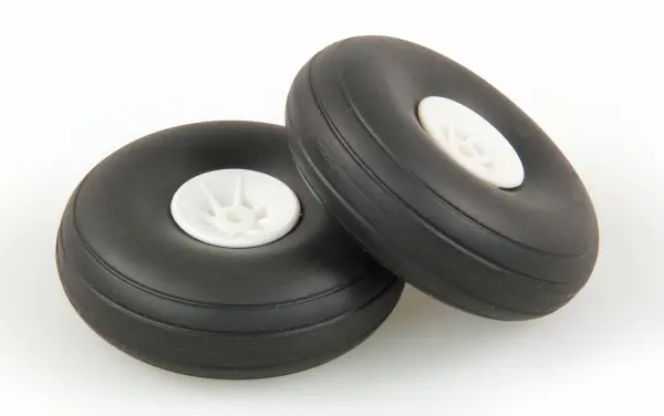 J Perkins JP 2.1/4Ins - (56mm) White Wheels (2)