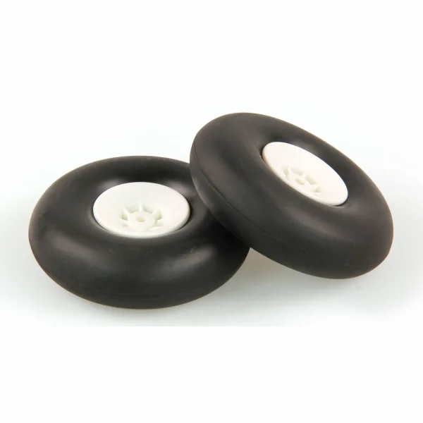 J Perkins JP 3.1/2Ins - (87mm) White Wheels (2)
